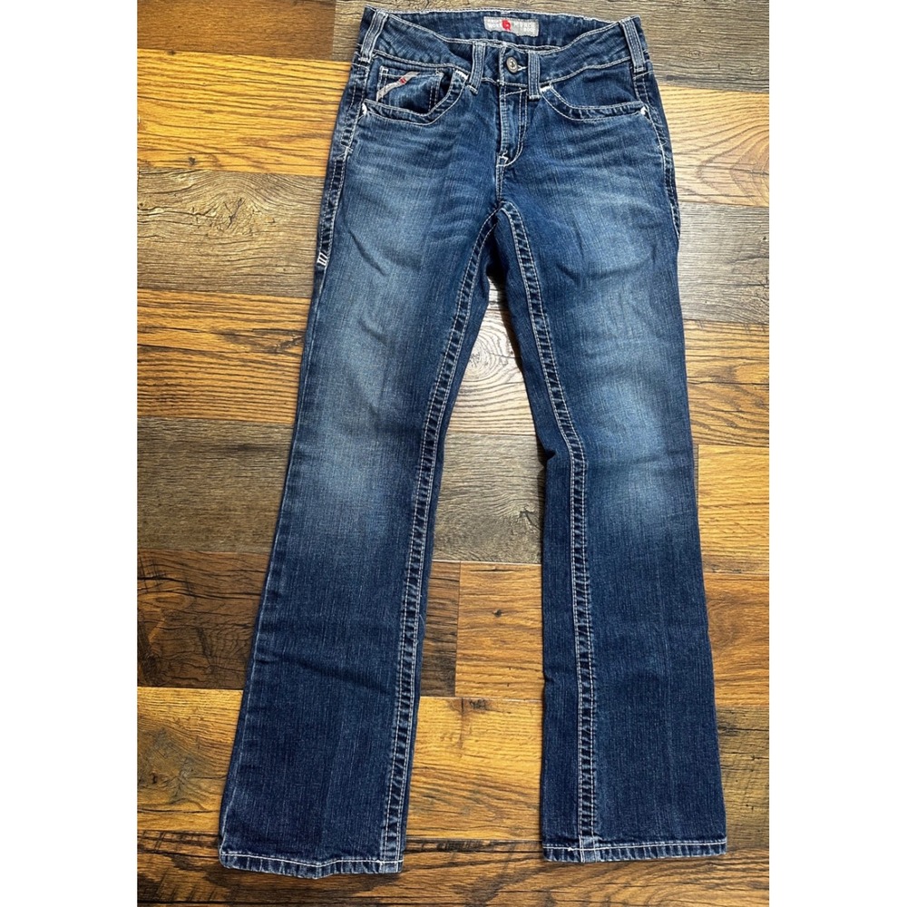 Ariat Work FR Jeans Womens 27R Mid Rise Bootcut Flame Resistant CAT 2 Workwear